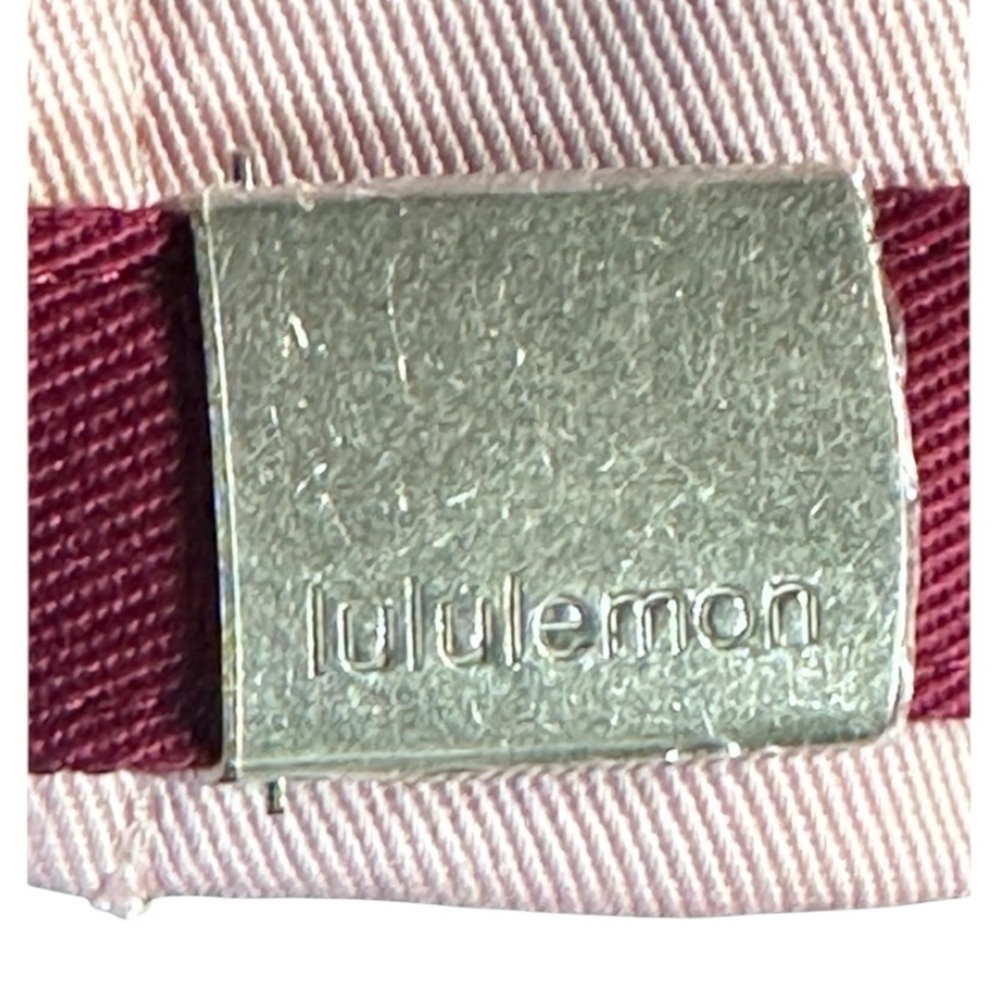 LULULEMON Classic Ballcap Wordmark Strawberry Milkshake/Deep Luxe Casual Design - Picture 3 of 5